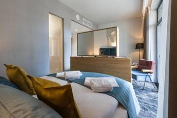 Фото номера Двухместный номер с 1 кроватью Отель Hotel Zalewski г. Мжежино 7